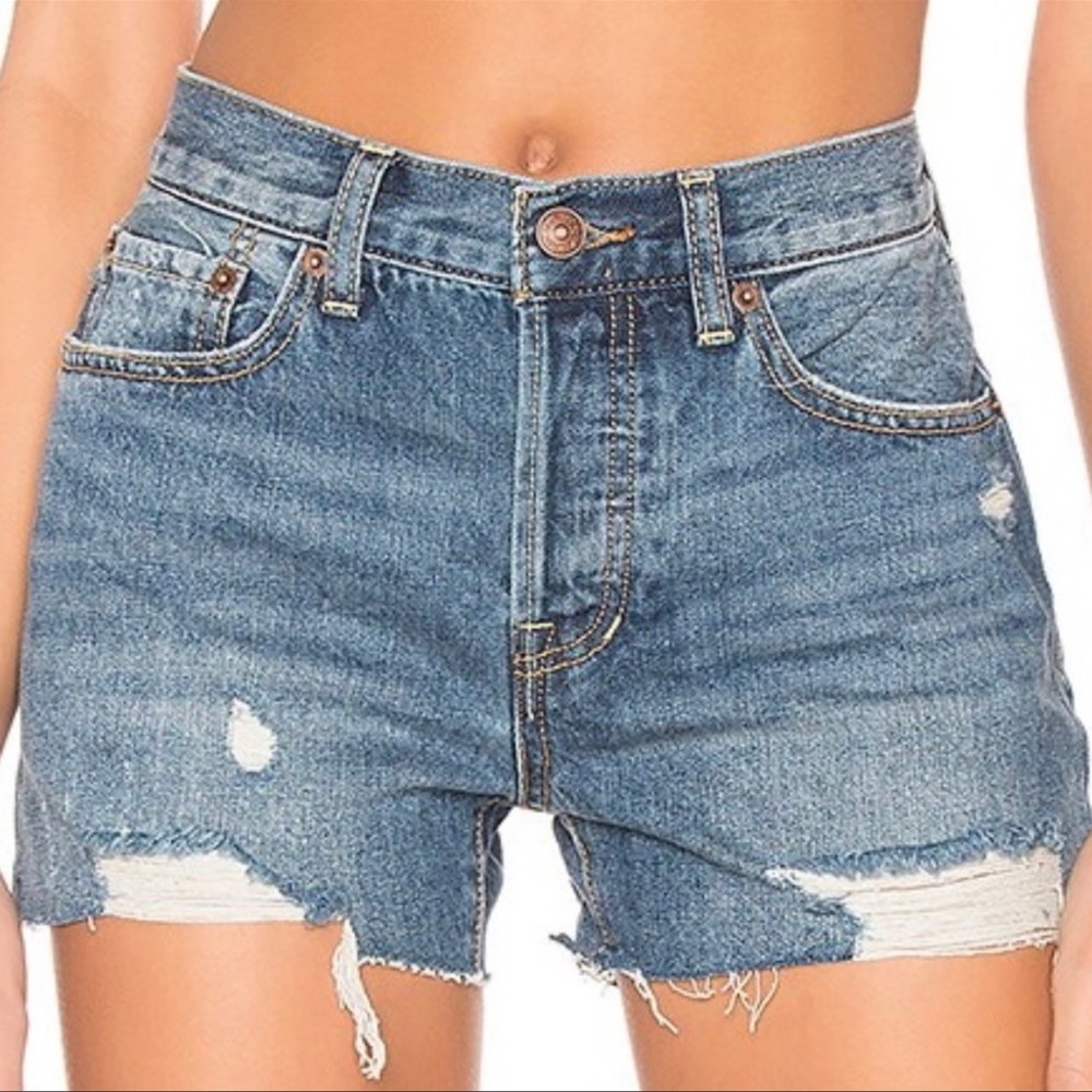 Free People denim shorts, EUC!